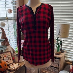 Chaps Buffalo Plaid Women's Top